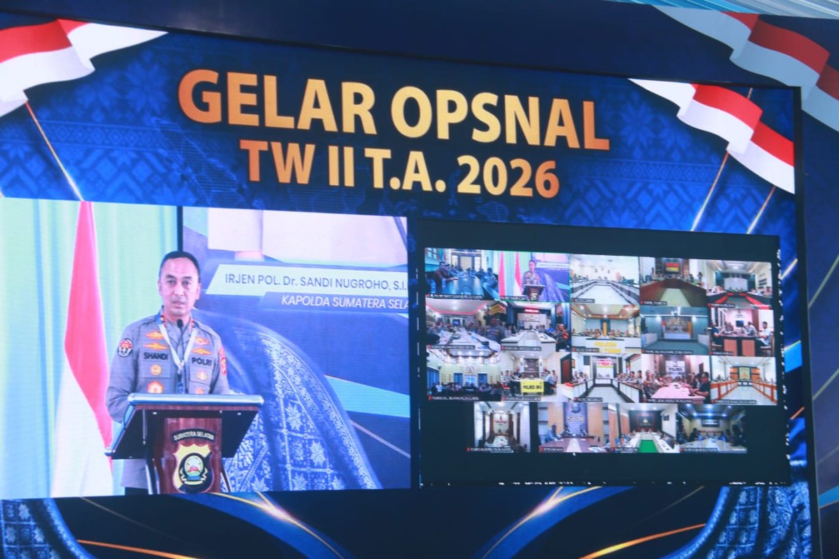 Kapolres Musi Rawas Hadiri Gelar Operasional Tri Wlan II Polda Sumsel.